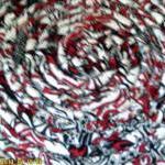 Handmade Black, Red and Whi..