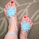 Barefoot Sandals Light Blue..