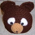 Bear Beannie - Fits 4 - 8 y..