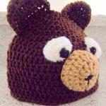 Bear Beannie - Fits 4 - 8 y..