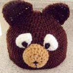 Bear Beannie - Fits 4 - 8 y..