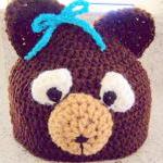 Bear Beannie - Fits 4 - 8 y..