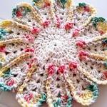 Chrysanthemum Dishcloth or ..