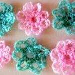 Flower Applique Crochet - 6..