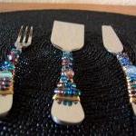 Beaded Cheese Serving Set -..