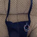 Blue Recycled Jean Purse wi..