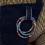 Blue Recycled Jean Purse wi..