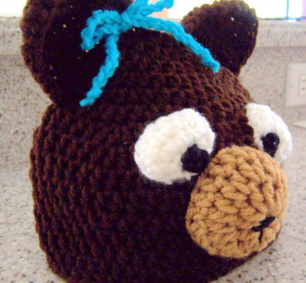 Bear Beannie - Fits 4 - 8 year olds