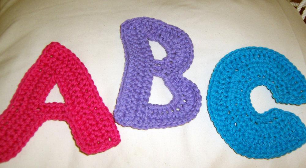 A, B, C's -- Alphabet Letters Crochet Cotton Yarn