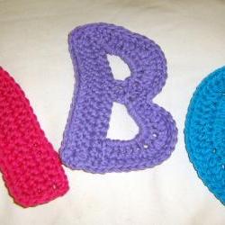 A, B, C's -- Alphabet Letters Crochet Cotton Yarn