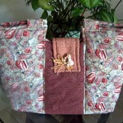 Shell Fabric Purse
