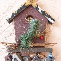 Wood Home Sweet Home Birdhouse